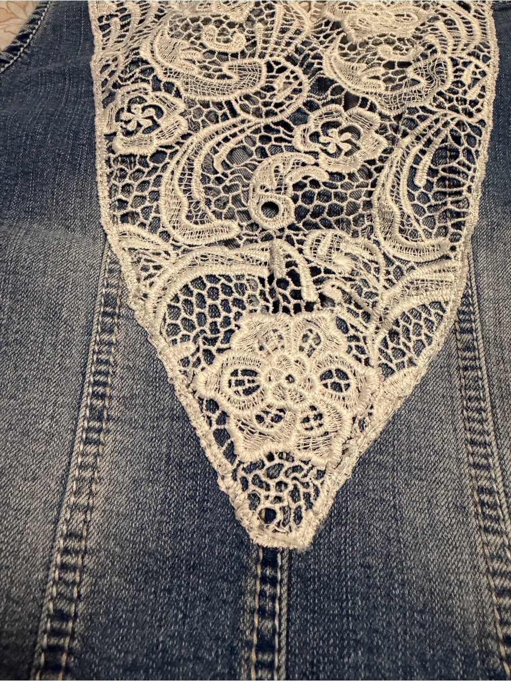 Denim Sleeveless Vest - Picture 12 of 13